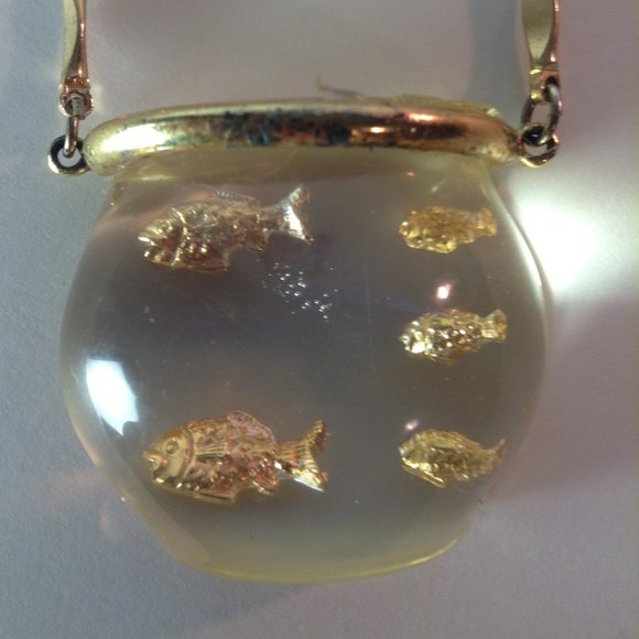 goldfish bowl necklace